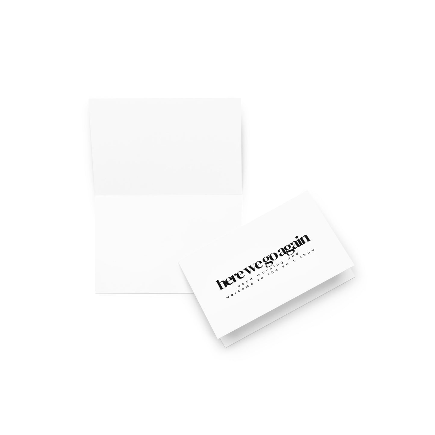 Election here we go again card