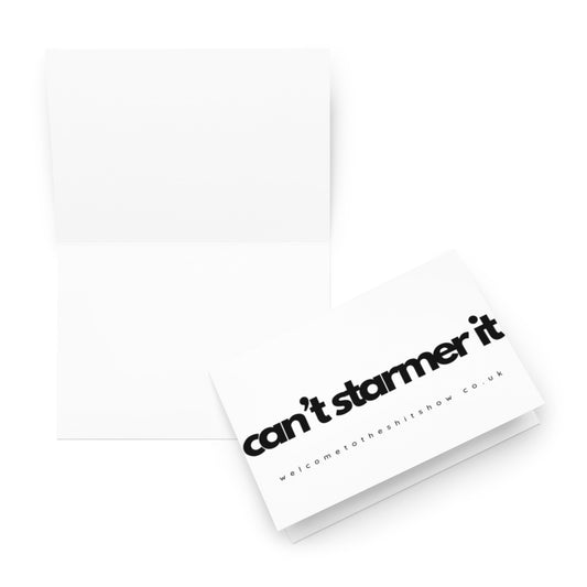 Election starmer card